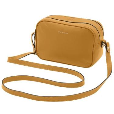 Imagem de Bolsa de Couro Mariart Guaraná, Amarelo nanica