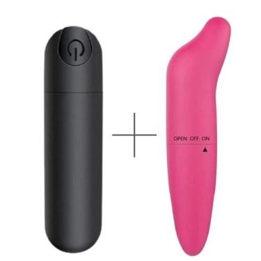 Imagem de Vibrador Bullet Recarregável + Ponto g - Usb - 10 Modos de Vibração Av