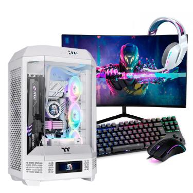 Imagem de PC Gamer Completo Intel i7 14700F, RTX 4060, 16GB DDR5 RGB, SSD NVME 1TB, 700W 80 Plus, PCINT04-E
