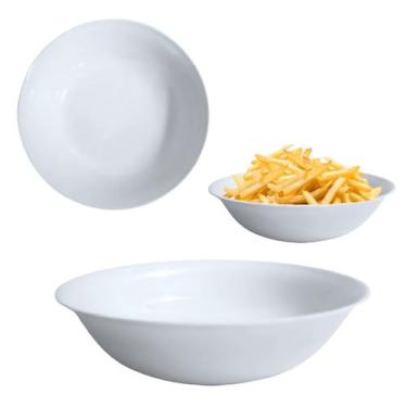 Imagem de Tigela Bowl Melamina Branca 670ml Pote Saladeira - Best