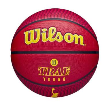 Imagem de Bola Basquete Wilson NBA Pla Trae Young Unissex WZ4013201XB7 Vermelho/