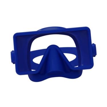 Imagem de menolana Máscara de mergulho autônomo, óculos de natação, resistência a impactos, óculos profissionais à prova de vazamentos para adultos, atividades ao ar, Azul