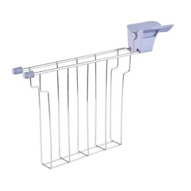 Imagem de ＫＬＫＣＭＳ Suporte para fatias de pão, torradeira, suporte de aquecimento, utensílios de cozinha, prateleira para pão, sanduicheira, para assar e grelhar, Cinza