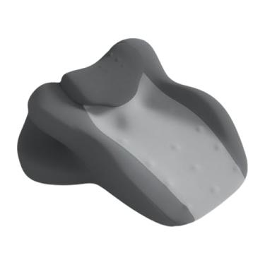 Imagem de SiaBiced Almofada de apoio para pernas, almofada de espuma viscoelástica, multifuncional, removível, relaxante, para uso em costas de celular, Cinza Escuro