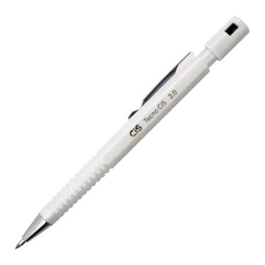 Imagem de Lapiseira Técnica TecnoCIS 2.0mm, Branca, Caixa com 12 unidades