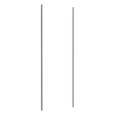 Imagem de Porta De Correr Closet 80cm Com Puxador Perfil Champagne E Kit Ferragem Prime Luciane Móveis Branco Mat