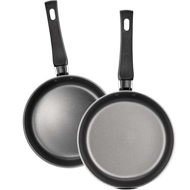 Imagem de Omeleteira Tramontina Loreto Em Alumínio Com Revestimento Antiaderente 20 Cm Grafite