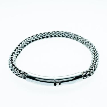 Imagem de Bracelete Pulseira Masculina Bali Prata 925 - 21,5cm