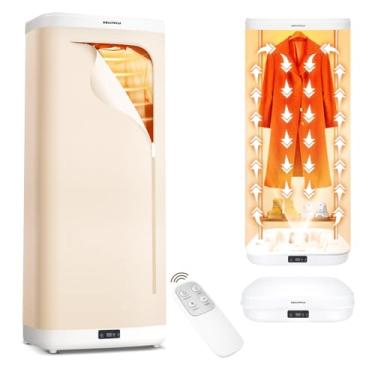 Imagem de Rolitwils Secadora De Roupas Portátil - Mini Máquina Dobrável Com Design Camada Dupla, Controle Remoto, Grande Capacidade, Elétrica Para Viagens, Apartamentos, Trailers, Sapatos E Íntimas