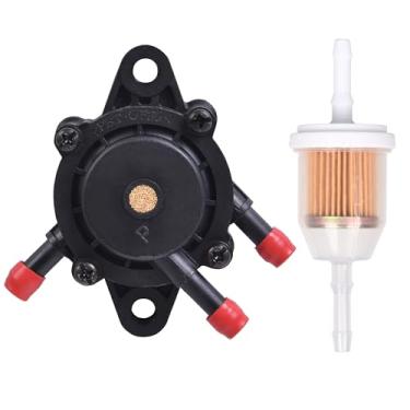 Imagem de AMICAREP Bomba de combustível para Kohler Bomba de combustível a vácuo com filtro serve para Kohler 17-25HP Motor Briggs & Stratton Honda Yamaha substituição de cortador de grama pequeno OEM # 49040