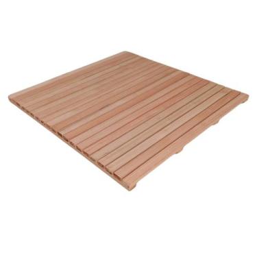 Imagem de Deck De Madeira Modular 100x100 cm Réguas 4 cm Neonx, SEM PINTURA