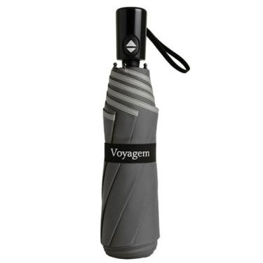 Imagem de Guarda Chuva Voyagem Abre Fecha Automático Cinza 831L CINZA