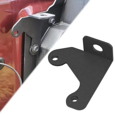 Imagem de YZONA Suporte de montagem de pneu sobressalente de antena de rádio CB compatível com Jeep Wrangler JK JKU Unlimited Rubicon 2007-2018 (2/4 portas), suporte de montagem de antena em aço carbono