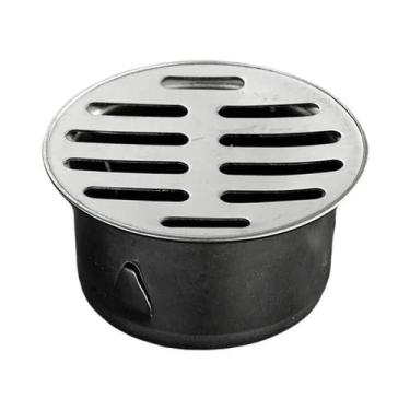 Imagem de Grande Grade De Ventilação De Parede Em Aço Inoxidável, Redonda, Para 