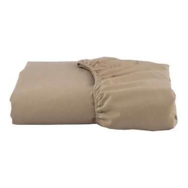 Imagem de Lençol King Avulso Com Elástico Percal 100% Algodão 200 Fios  - Forte 