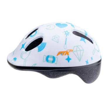 Imagem de Capacete Infantil - Ptk Baby Ate 4 Anos 49/53 Unicornio Bco - Loja Dua