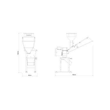 Imagem de Triturador Elétrico Tramontina TE40T com Motor 3 hp Bivolt e Saída Lat