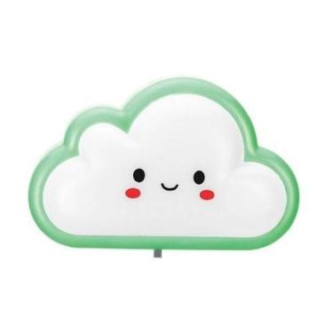 Imagem de Abajur de tomada Nuvem Tomada Luz Led Infantil VERDE - Zn