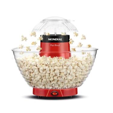 Imagem de Pipoqueira Elétrica Mondial Pop Bowl Vermelho 1200W 220V - PP-05, 220V