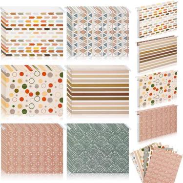 Imagem de Pastas de arquivo suspensas Qeeenar Boho 30 unidades 29,7 x 23,8 cm