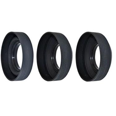 Imagem de Para-Sol 37mm Silicone 3 em 1 Universal para Lentes - JJC