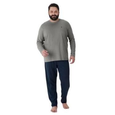 Imagem de Pijama longo masculino plus size malwee 1000126795-Unissex