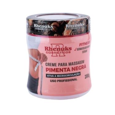 Imagem de Creme Gel Pimenta Preta Redutor Medidas Celulites Estrias Queimador De Gordura