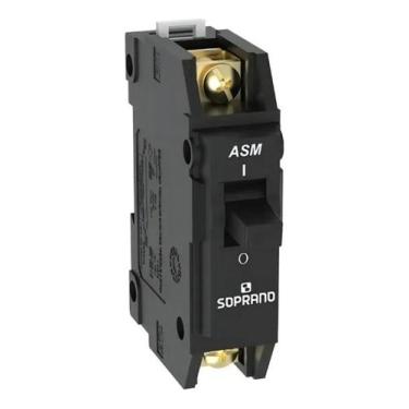 Imagem de Disjuntor monofásico unipolar 35a preto nema soprano