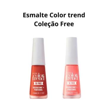 Imagem de Kit esmaltes Color Trend Tijolinho e Pêssego Baby - Edição Limitada - 