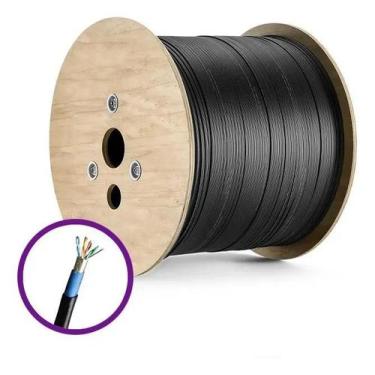 Imagem de Cabo blindado f/utp 24awgx4p cat.5e dupla capa - 300m mpt