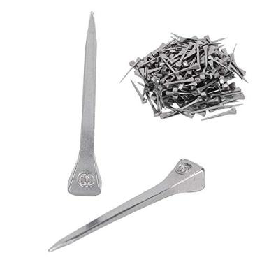 Imagem de AYNEFY Nails E3 Ferradura de para Unhas de Aço de Cavalo, 250pcs para Equipamentos Esportivos Equestres