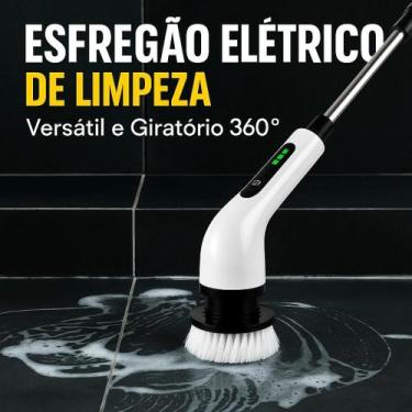 Imagem de Esfregão Elétrico Sem Fio Versátil 9 Em 1 Limpeza 360 Giratória Limpa 