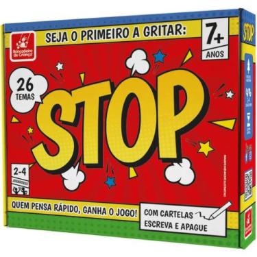 Imagem de Jogo Diverso STOP para Todas as Idades Diversão em Família - Brinc de 