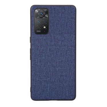 Imagem de Capas Compatível com Xiaomi Redmi Note 11,Design de padrão de tela,Pproteção completa de 360°,Pplástico macio,Proteção contra queda-Blue
