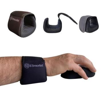 Imagem de Bracelete Ergonômico Para Digitação Dor Tendinite Artrite p Uso com Mouse Teclado Pc Notebook Munhequeira Ajustável Unisex