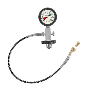 Imagem de menolana Adaptador de válvula DIN para mergulho, manômetro, recarga de ar, aço inoxidável, latão, estação de enchimento de substituição direta, acessórios para