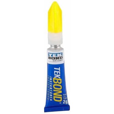 Imagem de Cola Instantânea De 2 Gramas Multiuso Cartela C/12 Unidades