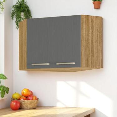 Imagem de Armário Para Canto Obliquo Lapis Freijó Gris