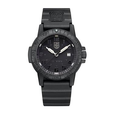 Imagem de Luminox - Relógio masculino - tartaruga marinha gigante de couro 0320 série 44 mm - X3.ZC21.BO - relógio de mergulho masculino - quartzo suíço - feito na Suíça - resistente à água 100 m - cristal