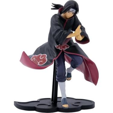 Imagem de ABYSTYLE Estúdio Naruto Shippuden Itachi Uchiha SFC boneco colecionável de PVC 18 cm de altura estátua de mangá de anime decoração de casa sala de escritório ótimo para presente e fãs