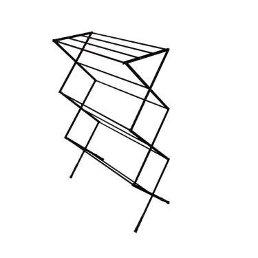 Imagem de Varal Chão Sanfonado 11v Preto