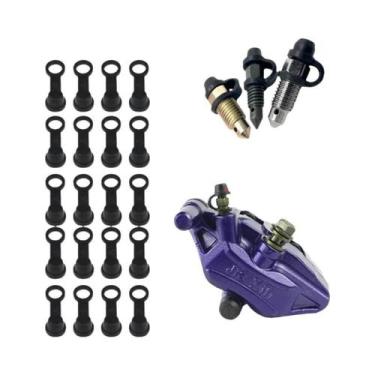 Imagem de Tampa Protetora Contra Poeira De Borracha Preta Para M6 M8 M10 Tampas 