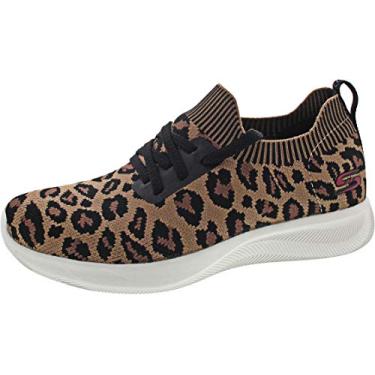 Imagem de Skechers Bobs Sport Squad 2 - Troop Tiger Shoe, Leopard, 5.5 M US