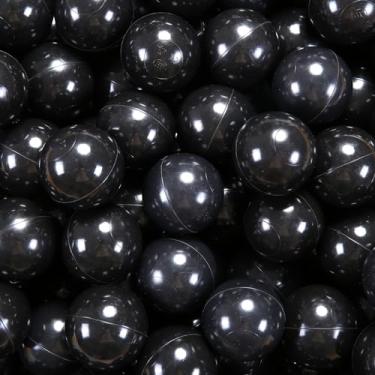 Imagem de GUESVOT Bolas grandes de 6 cm – Bolas de plástico à prova de esmagamento para poço de bolas, conjunto de 50 peças para crianças, túneis de barraca de sinuca com bolsa de armazenamento reutilizável