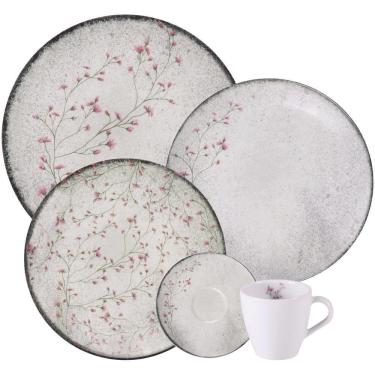 Imagem de Aparelho de Jantar Tramontina Floralis em Porcelana Decorada 20 Peças - 96589042