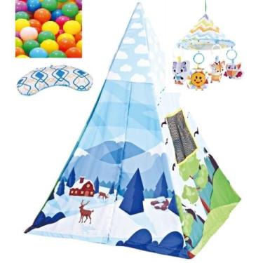 Imagem de Cabana Encantada Camping Com Piscina de Bolinhas e Tenda - Color Baby