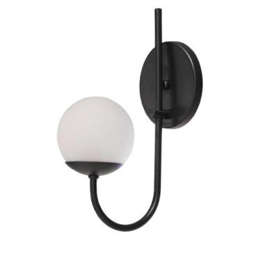 Imagem de Arandela Globo Jota Quarto Cabeceira Jardim Alumínio Decorações - IDEA