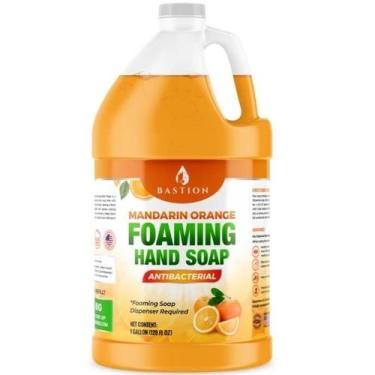 Imagem de Sabonete para mãos Bastion Foaming Antibacteriano Mandarim Orange 1,2 