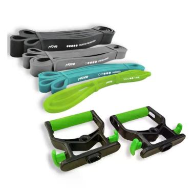 Imagem de Kit Puxadores (Par) + Super Bands 4 Intensidades