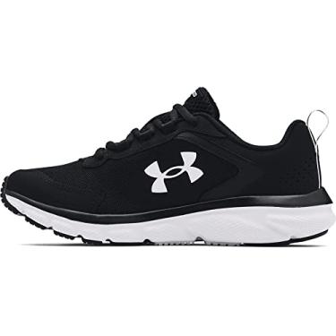Imagem de Under Armour Tênis de Corrida Feminino Charged Assert 9, Preto/branco, 6